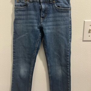 Levi's Blue Straight Jeans with Classic Stitching